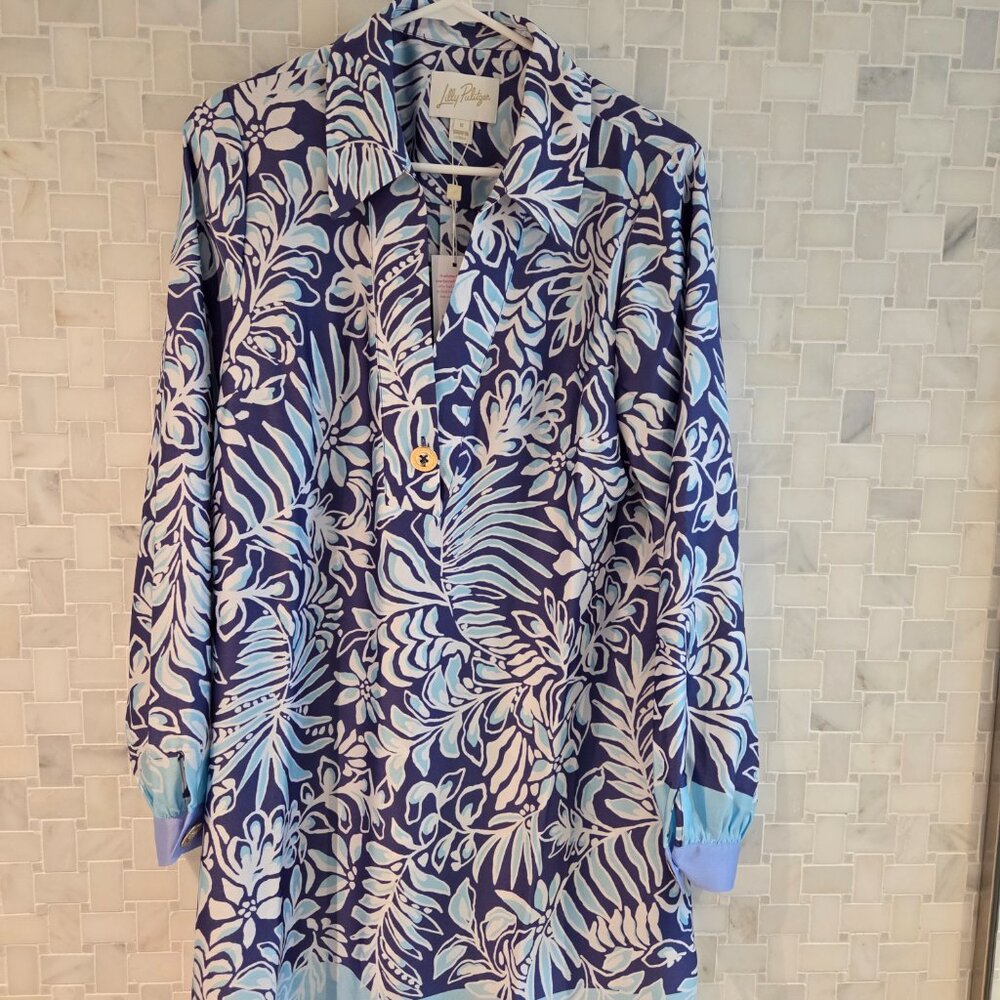 Lilly Pulitzer Melanne long sleeve popover Dress